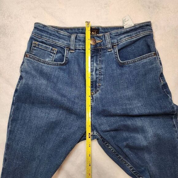 Lee Jeans Womens 6M Blue Heritage Regular Fit Skinny High Rise Stretch - Picture 7 of 16